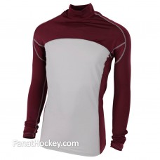 Alleson Tight Fit Sr Mock Neck Long Sleeve Shirt